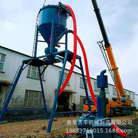 天津矿粉装车气力输送机图片粉煤灰库房清灰机自吸式散水泥输送机