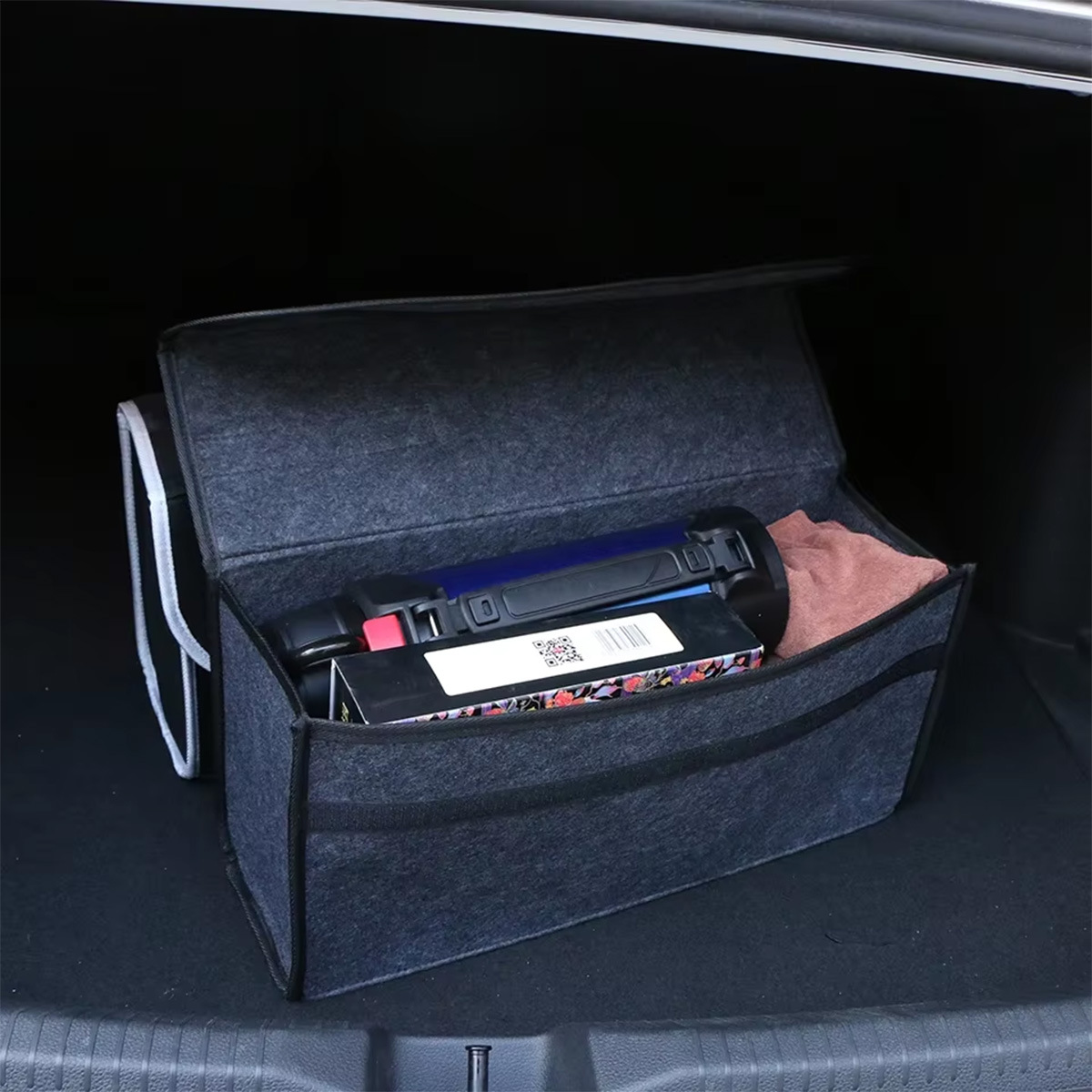 Bolsa de almacenamiento para el maletero del automóvil bolsa de almacenamiento plegable caja de almacenamiento bolsa de herramientas portátiles