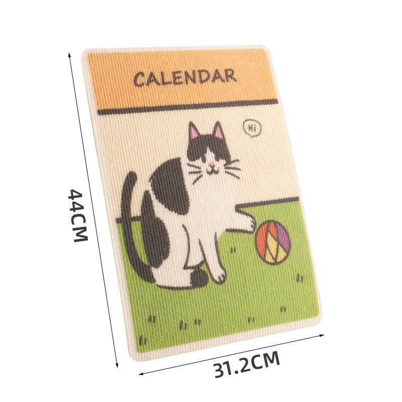 ニャン仙児猫カレンダー猫掴み板かわいい高颜値磨爪漫画猫玩具立式猫爪板は屑が落ちない|undefined