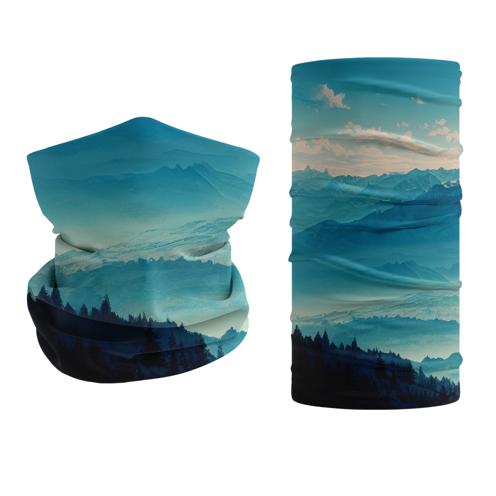 Xunhui sin costuras de alta elástico Lycra pañuelo transfronterizo Amazon montar protección solar Deportes al aire libre a prueba de viento mágico pañuelo en la cabeza