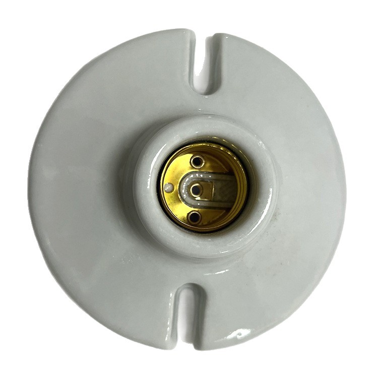Venta directa de fábrica de 4 pulgadas de boca de tornillo montada en la pared cubierta para el hogar portalámparas de vidrio blanco superior portalámparas