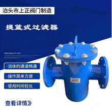 廠家直供提籃式直通式過濾器  快開藍式過濾器 藍式除污器