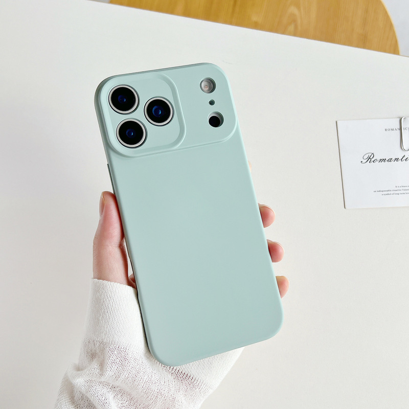 适用iphone16promax手机壳仿液态硅胶苹果17全包精孔15防摔保护套|undefined