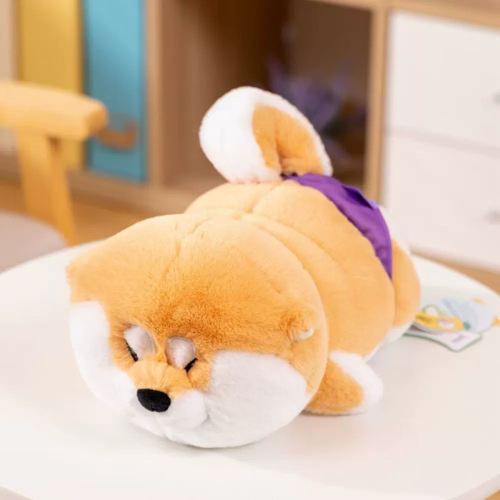 Мягкая подушка-игрушка Shiba Inu, плюшевая кукла 35,5–50,5 см, подарок на день рождения