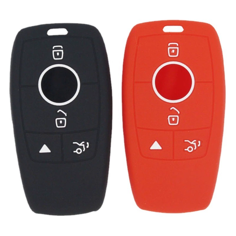 Подходит для Mercedes-Benz E C Series 2016-2017 W213E200 Автомобильный ключ силиконовый чехол для автомобильного ключа