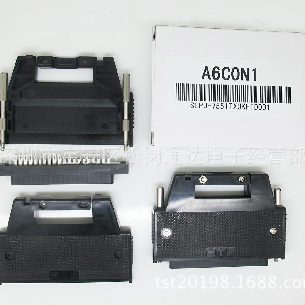 全新A6CON1  适用三菱Q系列PLC连接器A6CON1（40芯母头）