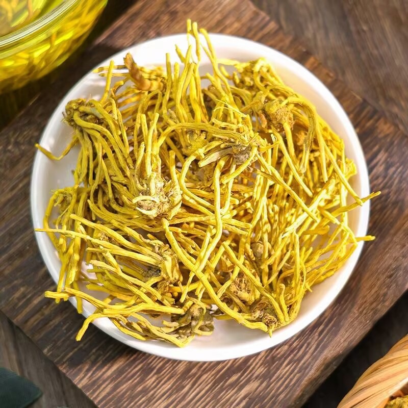 Huang Long Gen Dried Dragon Beard Dendrobium Root Slices Traditional Chinese Herb 50g Jar specifications