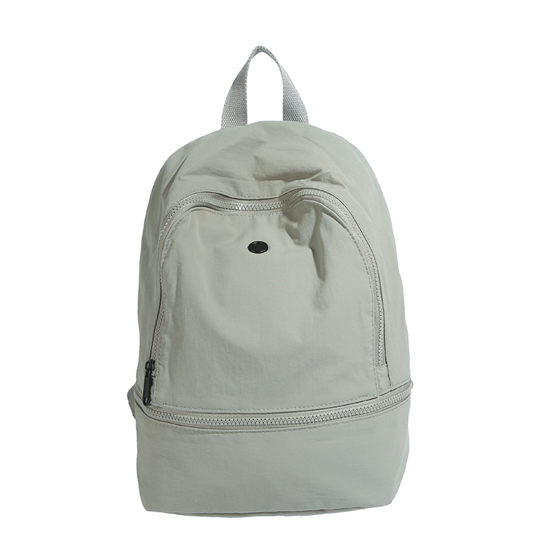 2025 nueva mochila para niños, color sólido simple, mochila de gran capacidad para niños y niñas
