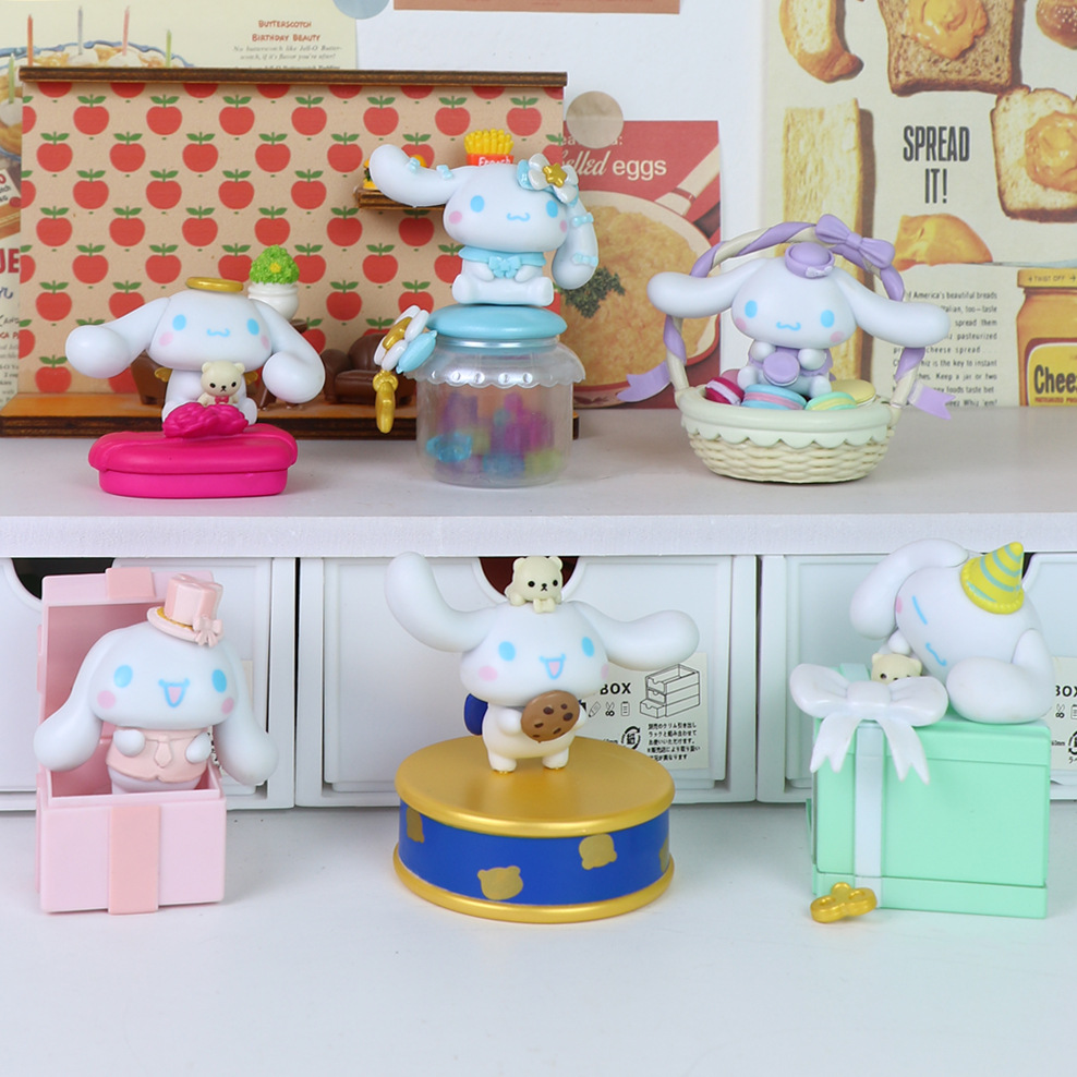 甜点礼物玉桂狗系列手办公仔三丽鸥家族大耳狗桌面收藏摆件批发