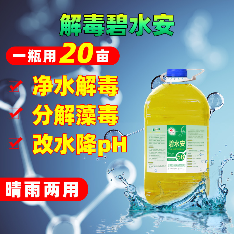 碧水安净水灵中意和水产养殖多元有机酸解藻毒果酸鱼虾蟹海参