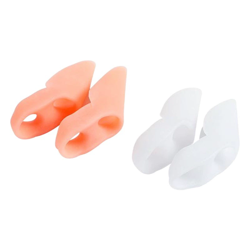 Мужские и женские дневные и ночные вальгусные двойные пальцы ног с двойным отверстием SEBS вальгусный корректор большого пальца на хвост