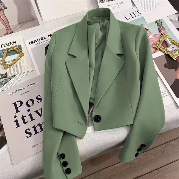 autumn short design classic suit jacket
