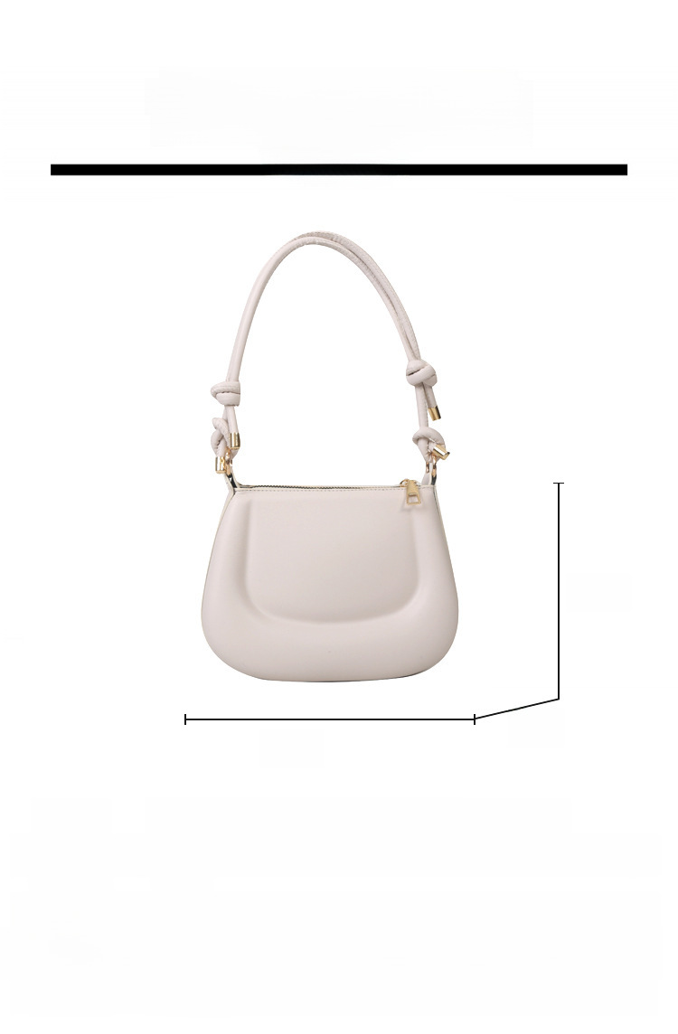 Crossbody Bag 2023 New PU Fashion Solid Color Elegant Underarm Bag Stylish Shoulder Bag Winter Women_voghion.com