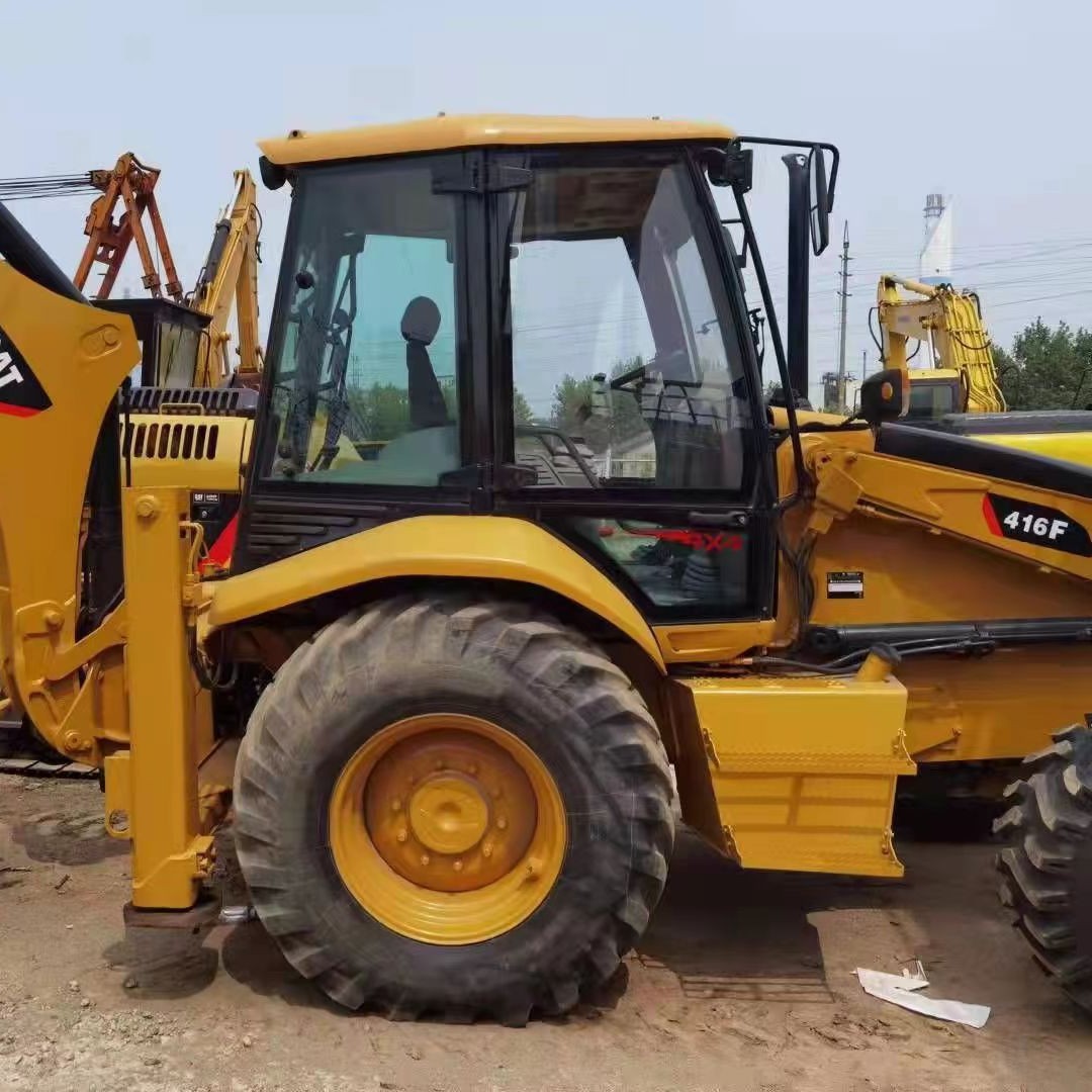 Ventas directas de comercio exterior Dos excavadoras de carga ocupadas JCB 3CX 4CX 416F CAT420F 430 430F