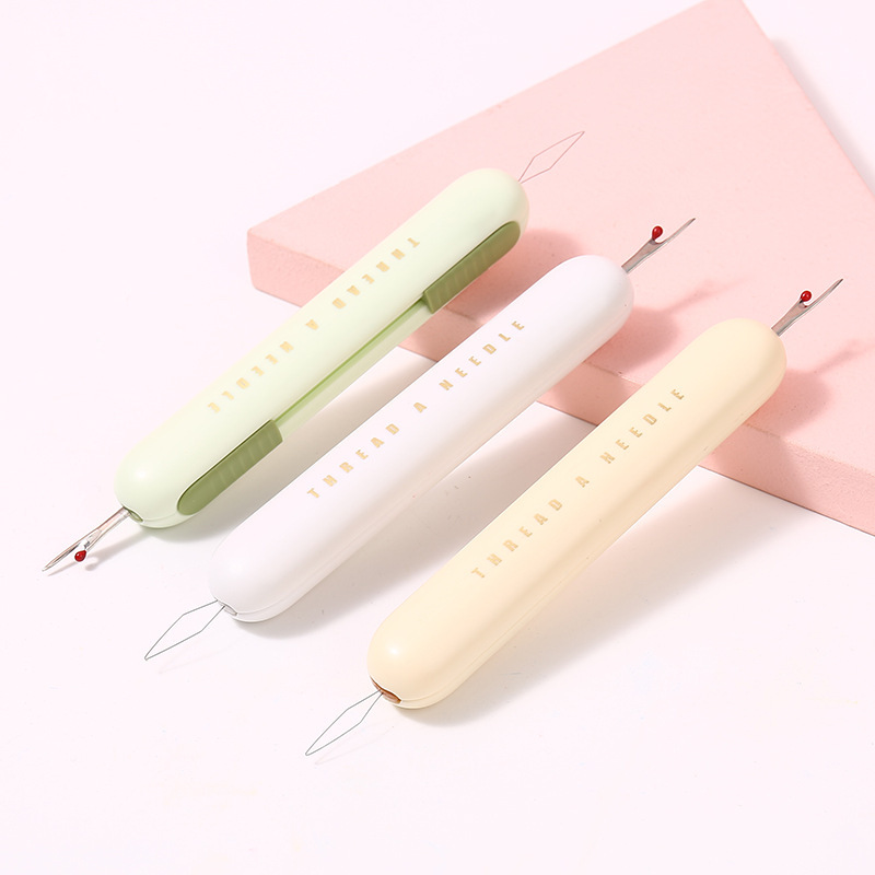 Aguja multifuncional y dispositivo de extracción de hilo doméstico portátil de doble propósito, dispositivo de extracción de hilo 2 - en - 1