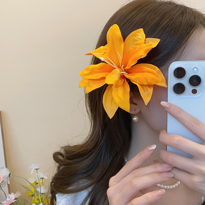 27#Duckbill clip-orange