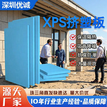 跨境吸音板xps挤塑板b1级阻燃高密度外墙5CM屋顶隔热板防火保温板