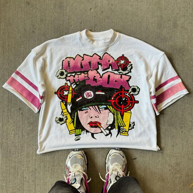 クロスボーダー商品即売wishえび皮夏ファッションメンズバイク機関車3dプリントtシャツ|undefined