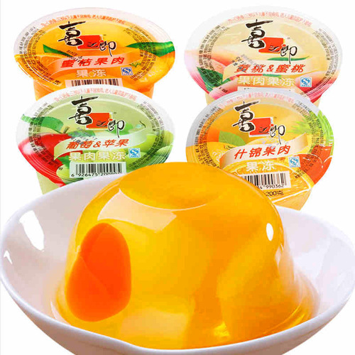 Xililang 200g Fruit Jelly Grape Apple Honey Citrus Peach Peach Assorted Fruit Jelly Manufacturer Supply Wholesale