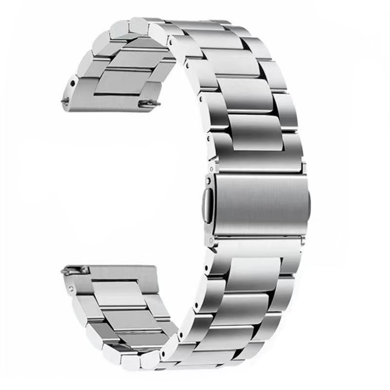 Adecuado para Honor Watch 4Pro Correa de metal Mirannis Anillo de retroceso magnético Tres correas sólidas de acero inoxidable