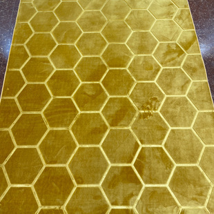 Large Area Rug 4m Wide Velvet Raschel Embossed Geometric Pattern Large Area Carpet