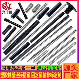 非标定制黑色销钉发黑圆柱销销轴工具箱插销轴加工 塑胶盒插销轴