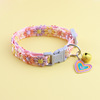 Brand colorful choker, small bell, pet, wholesale, lace dress, cat