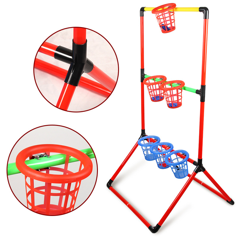 Juguetes deportivos para niños en interiores y al aire libre iluminación cesta bolsa de arena bolsa de lanzamiento juego juego juego juego doble juego de juego casual