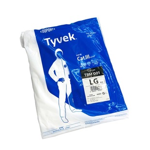 Dupont Protective Clothing One-Piece Disposable Breathable Dust-Proof Clothing Tyvek Chemical Protective Clothing Waterproof Hooded Spray Painting Work Clothes