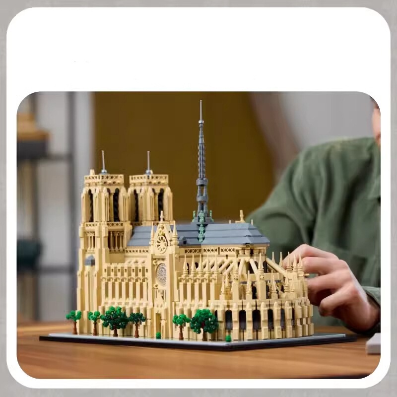 クロスボーダー 6626 クリエイティブ MOC ストリートビュービルディングノートルダムデパリ j2880 装飾品小粒子組み立てビルディングブロックおもちゃ|undefined