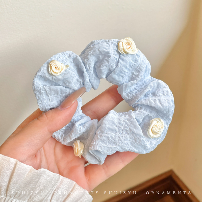 Coleteros de alta gama estilo 2025 para mujer con lazos de goma, coleteros para el cabello con un estilo de bosque para accesorios de cabello de niñas.