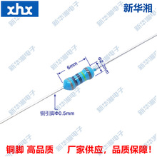 金属膜电阻/精密插件电阻/1/4W 0.25W 3M 1% 粗铜脚编带