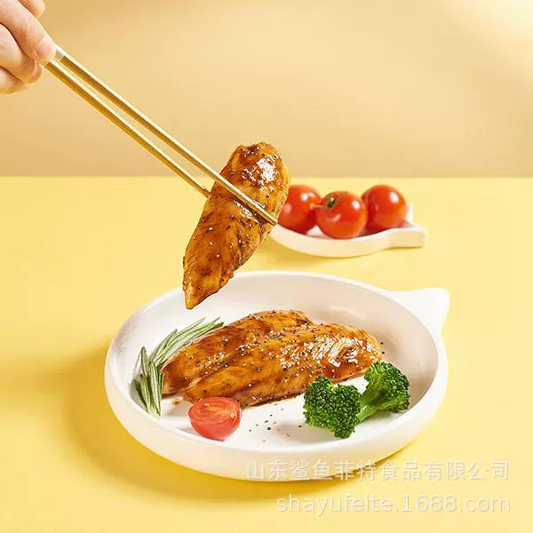 Шашки фрит Wholesale легкая еда и быстрая еда, еда, фитнес-завтрак куриные снеки, 60 куриных грудок с черным перцем