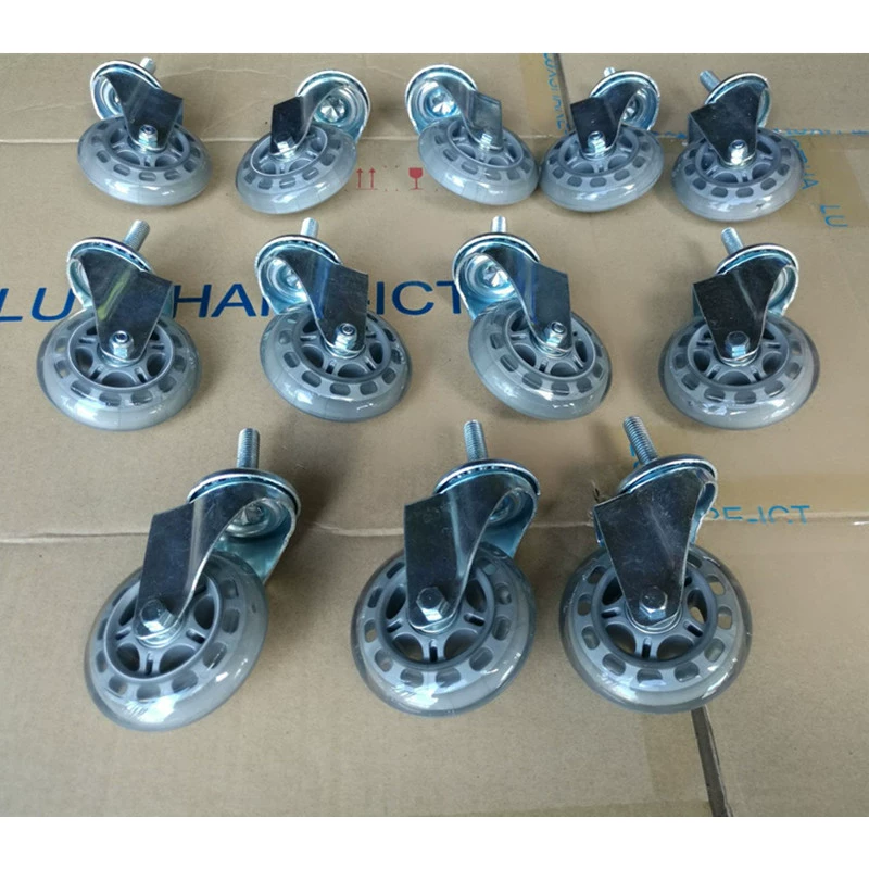 6424 Катание на коньках обувь PU колеса скутер катание обувь полиуретановые колеса ролики багажные колеса промышленные ролики