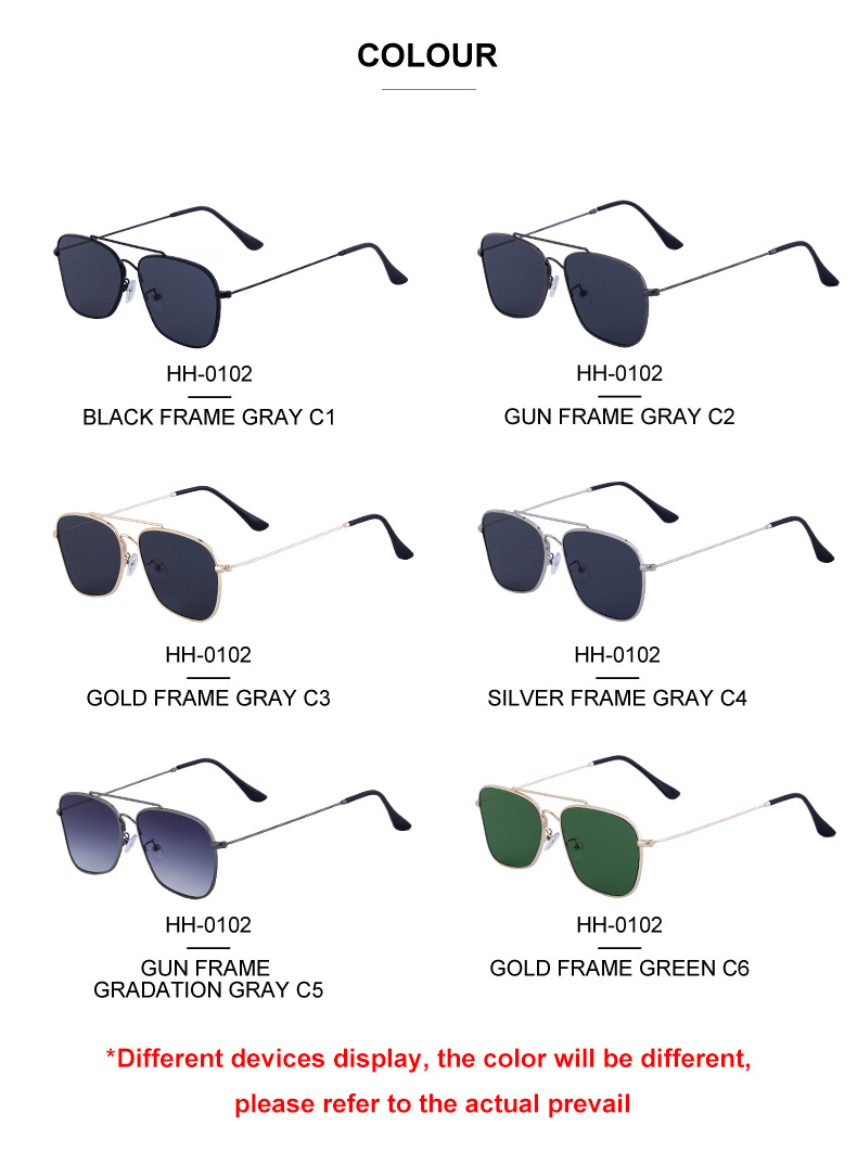 Verres réfléchissants européens et américains, lunettes de soleil, lunettes de soleil en boîte à la mode pour hommes, miroirs extérieurs à la mode pour hommes, nouvelle collection 2024_voghion.com