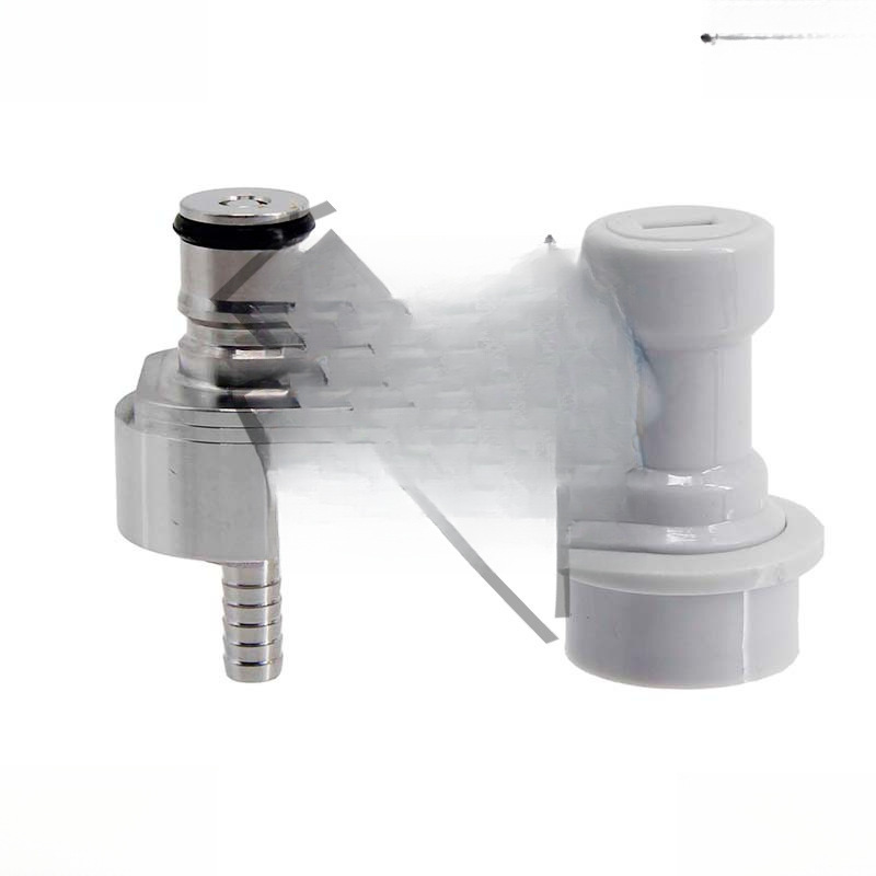 精酿 可乐瓶碳化帽接头+倒刺气液接头 进气出酒ball lock接头