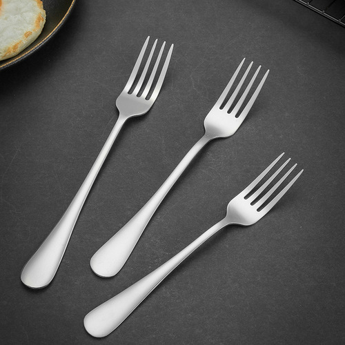 304 stainless steel spoon children's mixing coffee spoon 1010 complete set of western tableware knife, fork and spoon with printed logo hotel