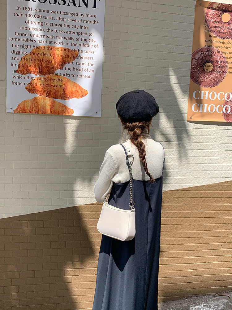 New niche design with high-end underarm stick bag, street PU single shoulder handbag, women's trend_voghion.com