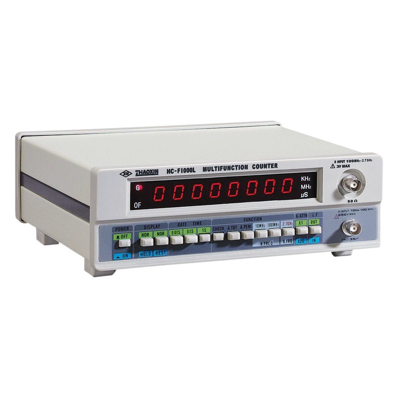 Zhaoxin HC-F1000L Измеритель частоты 1G Тест счетчика сигналов с кристаллами частоты 8-битный 2,7 г HC-F2700L