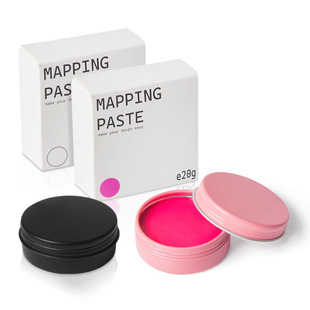 Boxed thrush practice fake leather washable tattoo positioning cream pigment cream Brow Mapping Paste