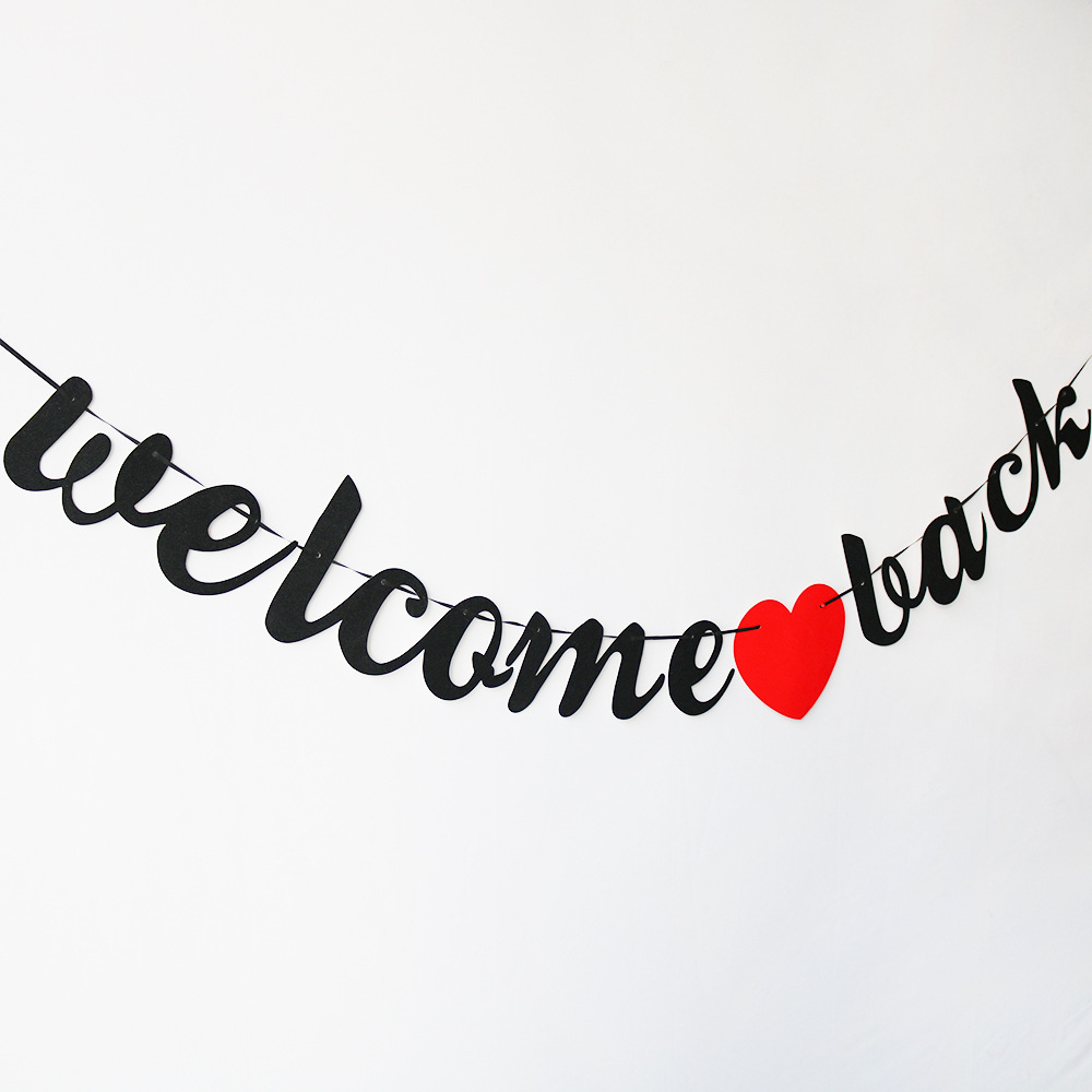 连体welcome back拉旗左侧