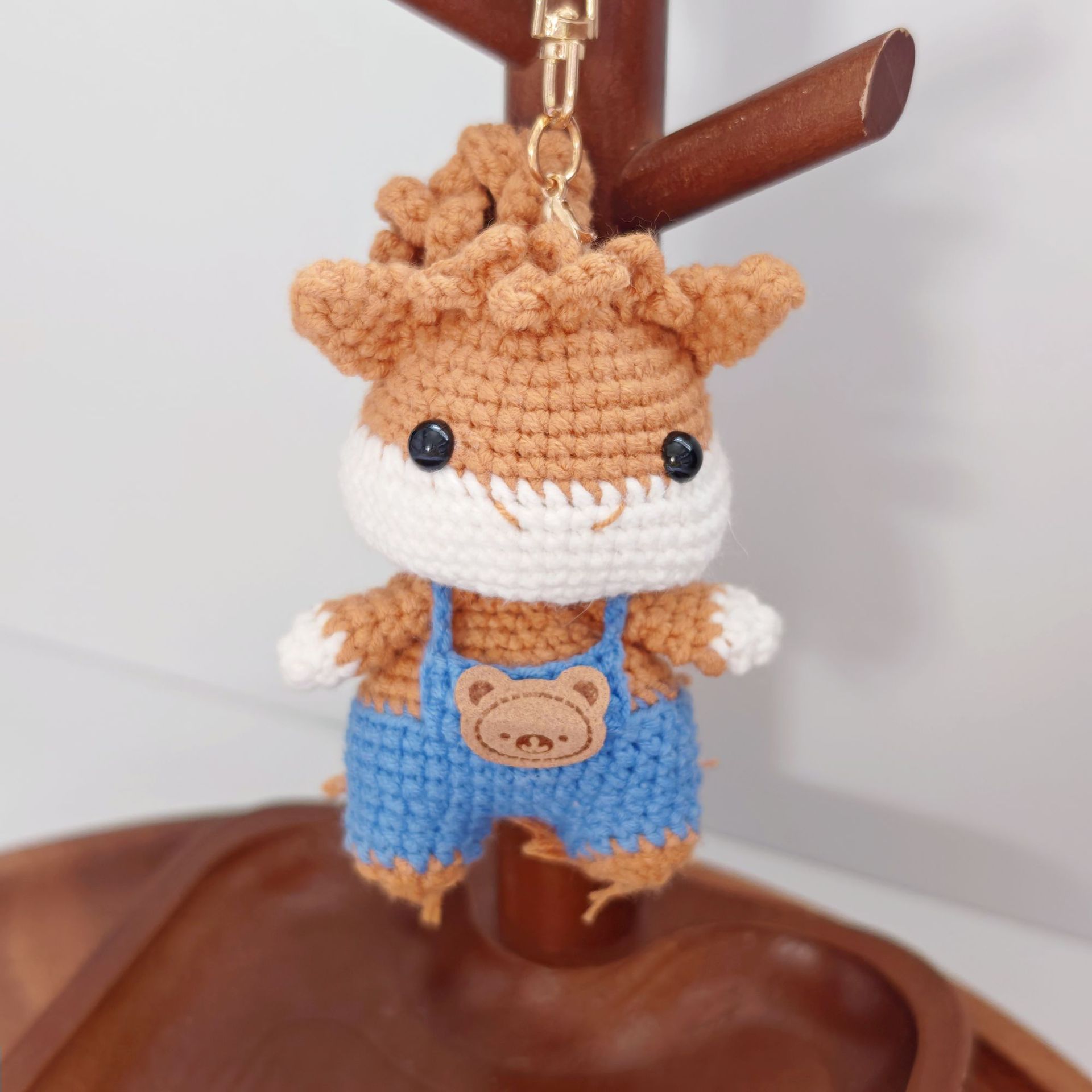 Colgantes de animales del zodiaco tejidos a mano, muñecos de lana hechos a crochet, accesorios decorativos para bolsos, regalos al por mayor y al detalle. image 47