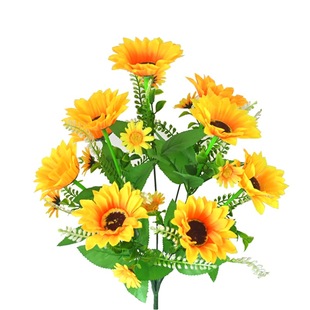 Photo screen simulation flowers wholesale all kinds of simulation sunflower silk flower photography props simulation sunflower fake flower dance flower