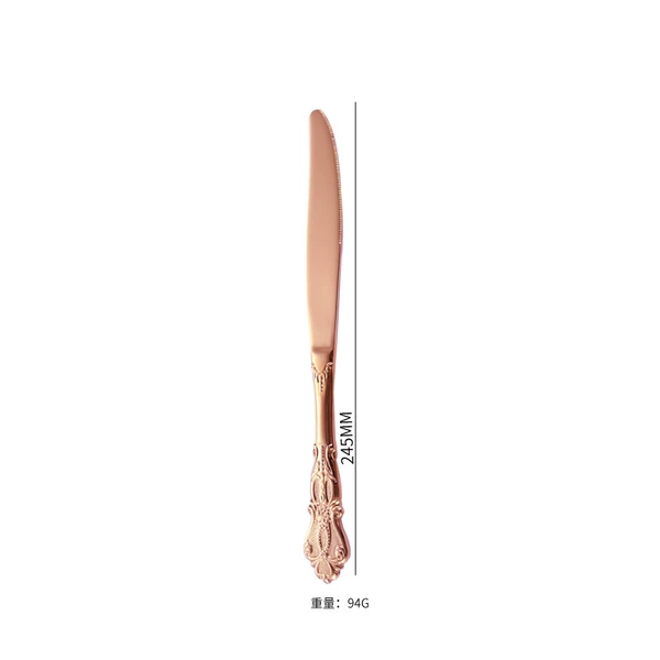 Rose golden knife