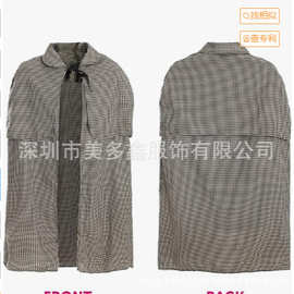 万圣节 电影角色大侦探夏洛克福尔摩斯扮演服装亲子装英伦风
