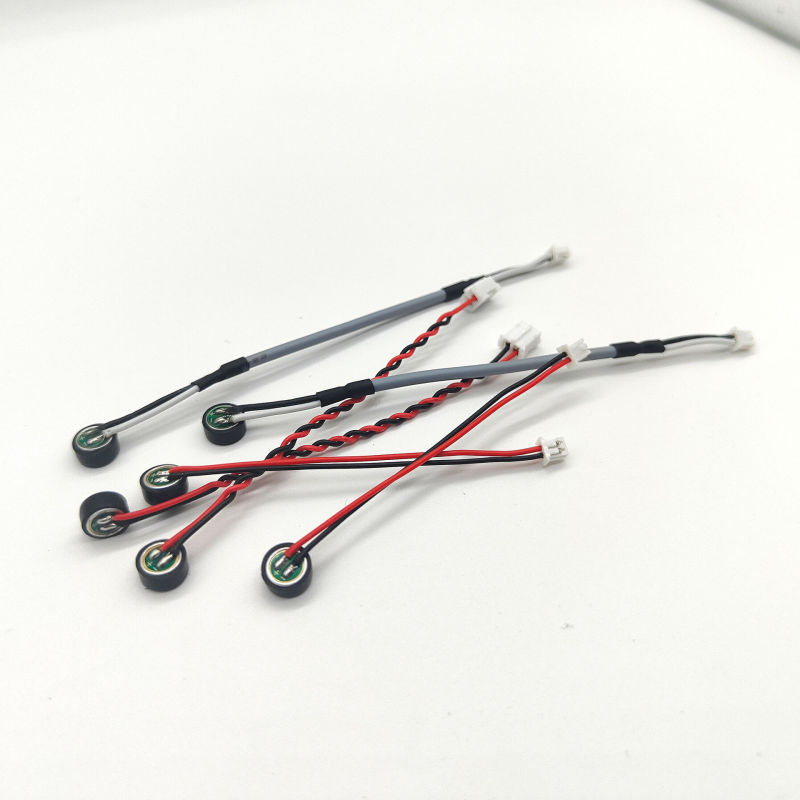 6027防水マイク、内蔵コンデンサーマイク、はんだ付けされた1.25/2.0ピッチ端子ワイヤー付き、音声録音用|undefined