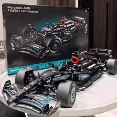 国境を越えた互換性のあるレゴ 42171 フォーミュラ レーシング 1:8 メルセデス ベンツ F1 組み立てブロックおもちゃ