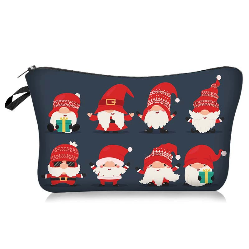 Mai Leopard's new Santa series cosmetics bag handbags and wash bags