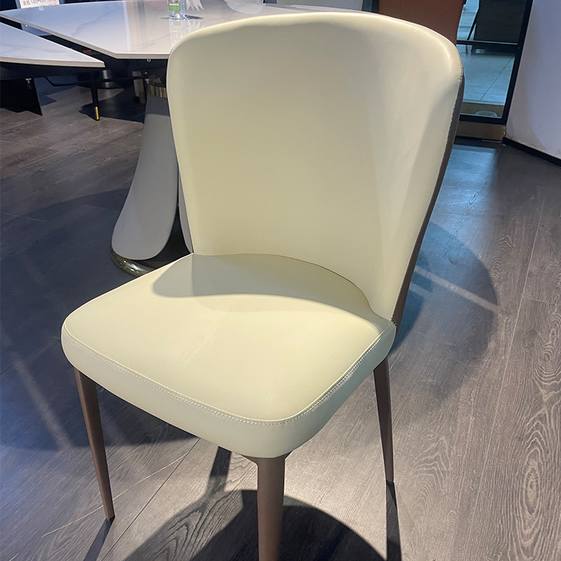 커피 다크 브라운 + 화이트 다이닝 체어