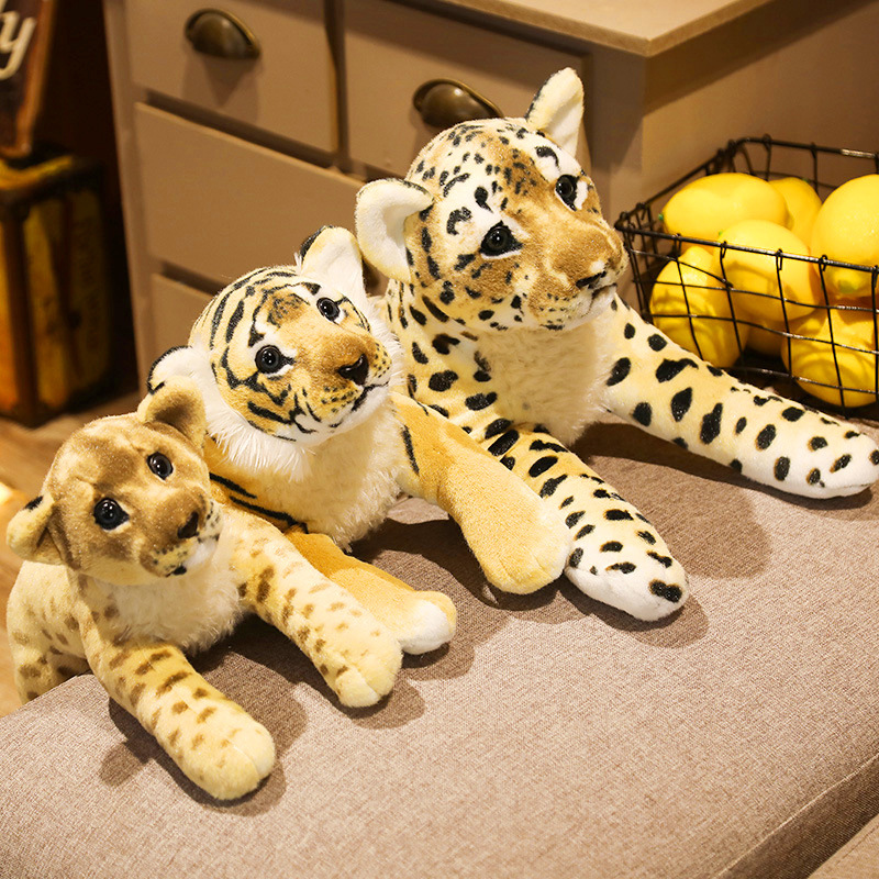 Cross-border lion king plush toy simulation lion tiger leopard doll doll children's gift a generation of hair